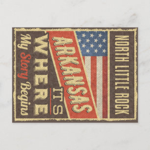 North Little Rock Arkansas Postkarte