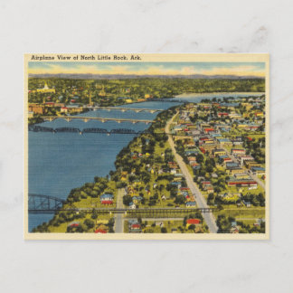 North Little Rock Arkansas Vintage Luftbild  Postkarte