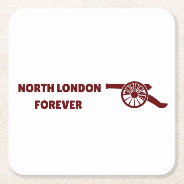 North London Forever Rechteckiger Pappuntersetzer (Vorderseite)