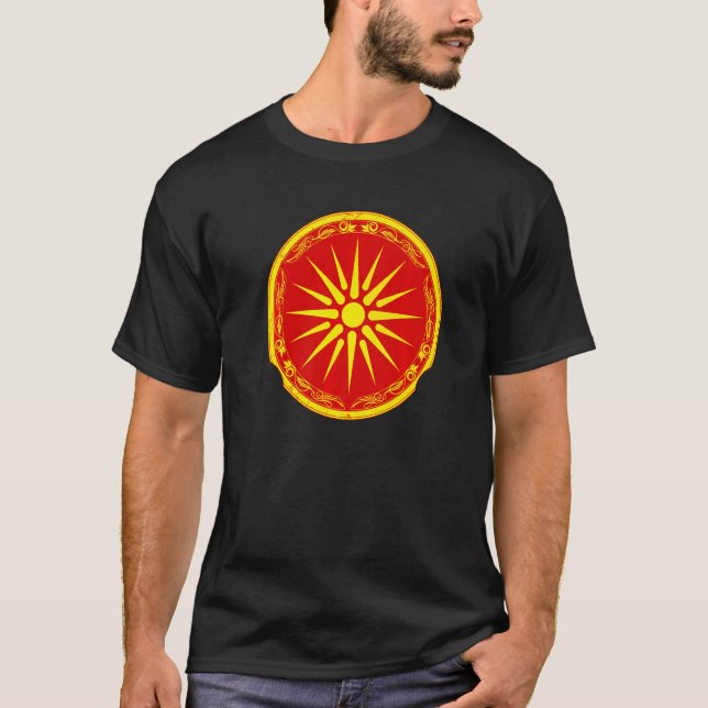 North Macedonian flag T-Shirt (Vorderseite)