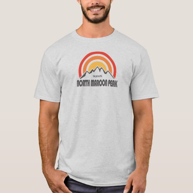 North Maroon Peak T-Shirt (Vorderseite)