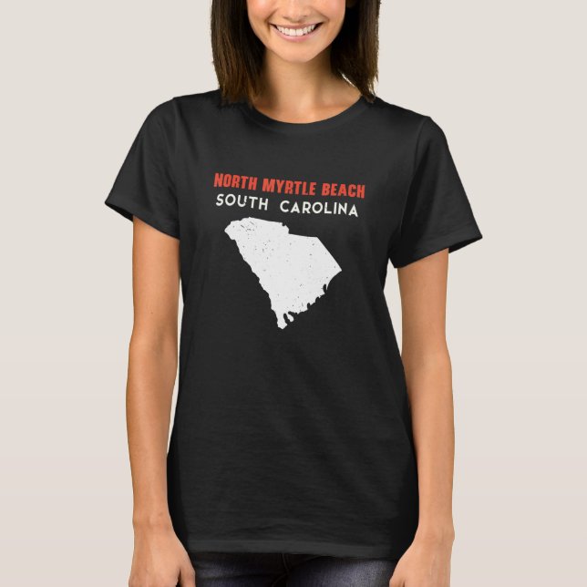 North Myrtle Beach South Carolina USA State Americ T-Shirt (Vorderseite)