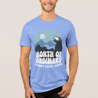North of Ordinary Marmot Basin Jasper Retro Ski Tri-Blend Shirt