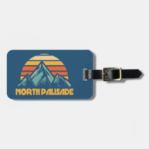 North Palisade Kalifornien Retro Türkis Gepäckanhänger