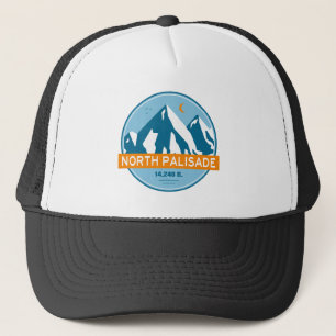 North Palisade Kalifornien Sterne Mond Truckerkappe