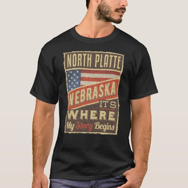 North Platte Nebraska T-Shirt (Vorderseite)