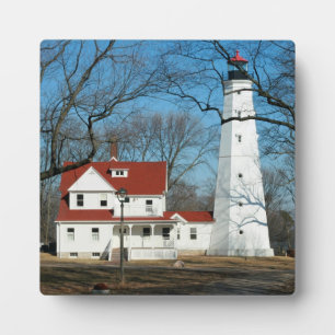North Point Lighthouse Milw WI Plaque Fotoplatte
