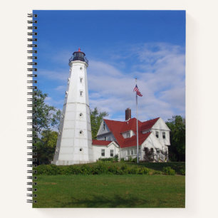 North Point Lighthouse Notebook Notizbuch