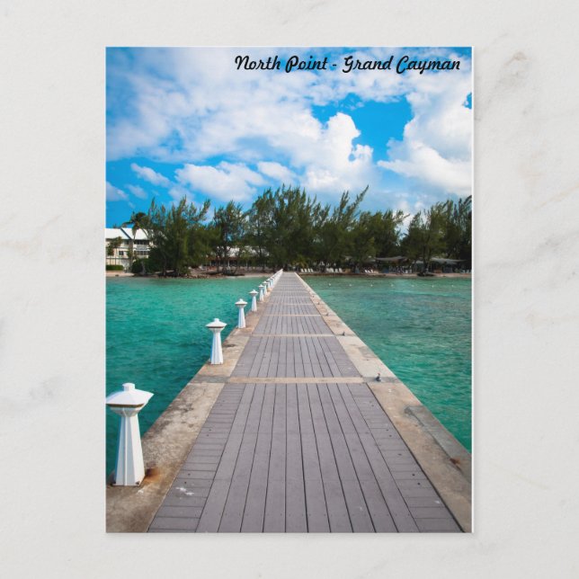 North Point Pier - Grand Cayman Postkarte (Vorderseite)