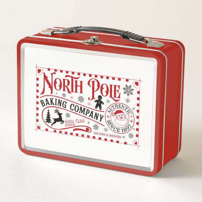 North Pole Baking Company Metall Brotdose (Vorderseite)