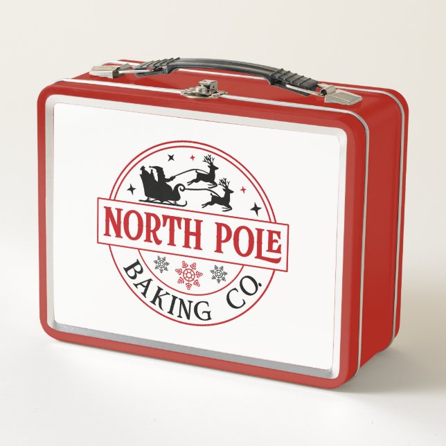 North Pole Baking Company Metall Brotdose (Vorderseite)