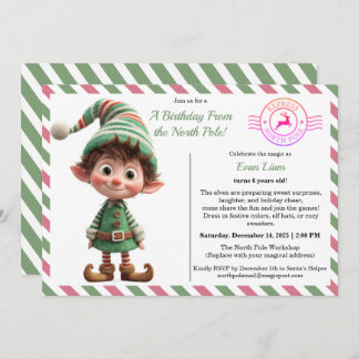 North Pole Birthday Magic | Enchanted Elf Einladung