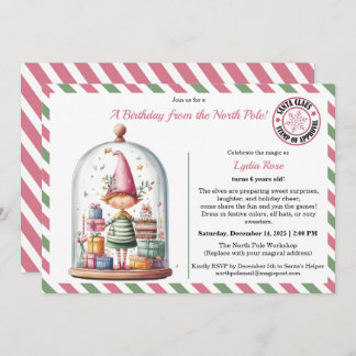 North Pole Birthday Magic | Enchanted Elf Einladung