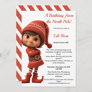 North Pole Birthday Magic | Enchanted Elf Einladung