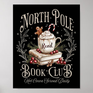 North Pole Book Club Weihnachten Weihnachten Weihn Poster