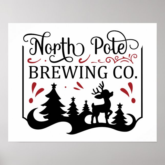 North Pole Brauerei Poster (Vorne)