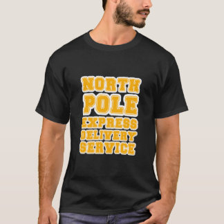 "North Pole Express Lieferdienst" Festliches Chri T-Shirt