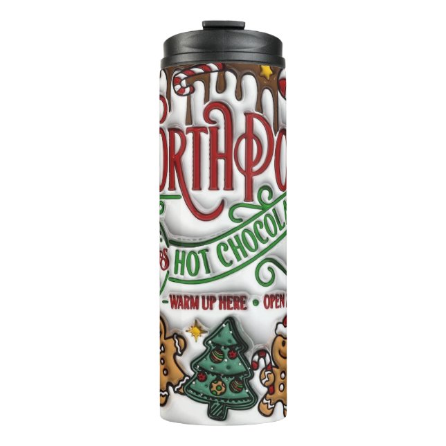 North Pole Hot Chocolate Co. Thermosbecher (Vorderseite)