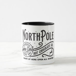 North Pole Hot Chocolate Company/Weihnachten Tasse