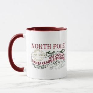 North Pole - Kakaofirma Weihnachten Tasse