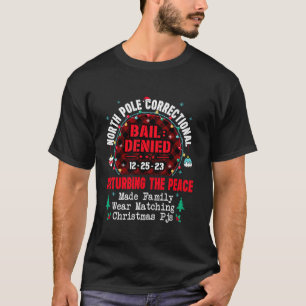 North Pole Korrektive Kleidung Weihnachten T-Shirt