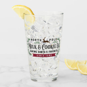 North Pole Milk & Cookie Co. Glas