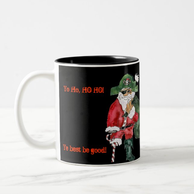 North Pole Pirate Tasse - Cptn. Crusty Kringle (Links)