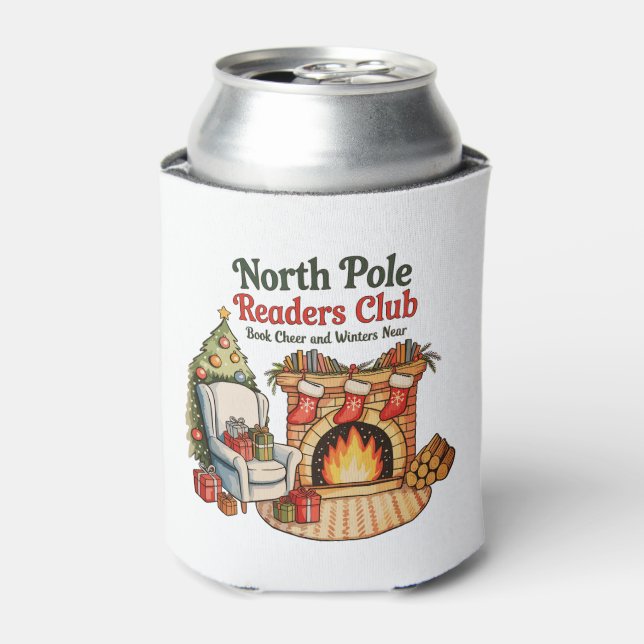North Pole Readers Club Weihnachtsbücher Xmas Love Dosenkühler (Kanne Vorderseite)