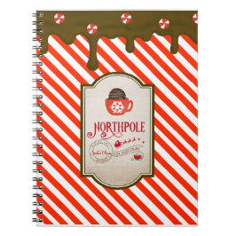 North Pole Santa Shop Weihnachtself Made Notizblock