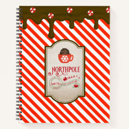 North Pole Santa Shop Weihnachtself Made Notizbuch