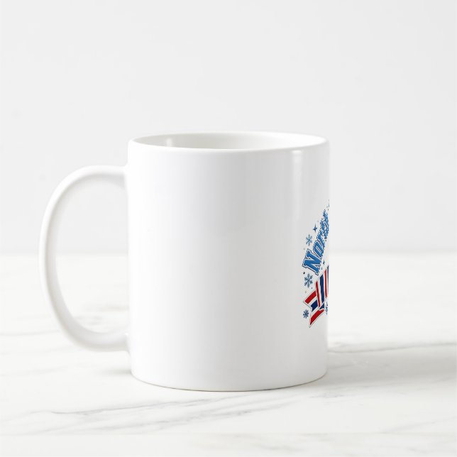 North Pole Squad Varsity Weihnachten Kaffeetasse (Links)