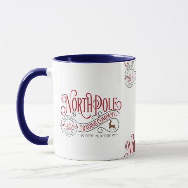 North Pole Trading Co. Weihnachts-Tasse Tasse (Links)