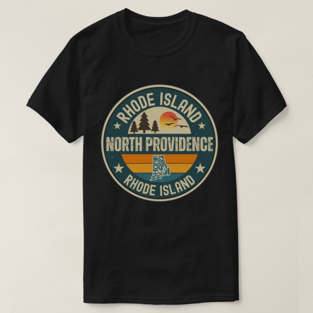 North Providence, Rhode Island T-Shirt (Design vorne)