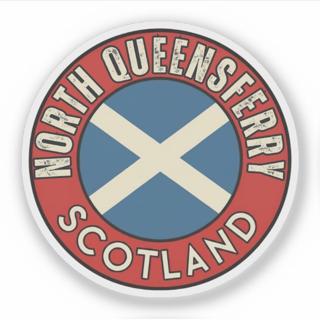 North Queensferry, Schottland Aufkleber (Vorderseite)