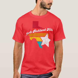 North Richland Hills Texas Vintag bekümmerte Souv T-Shirt