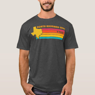 North Richland Hills Texas Vintag bekümmerte Souv T-Shirt