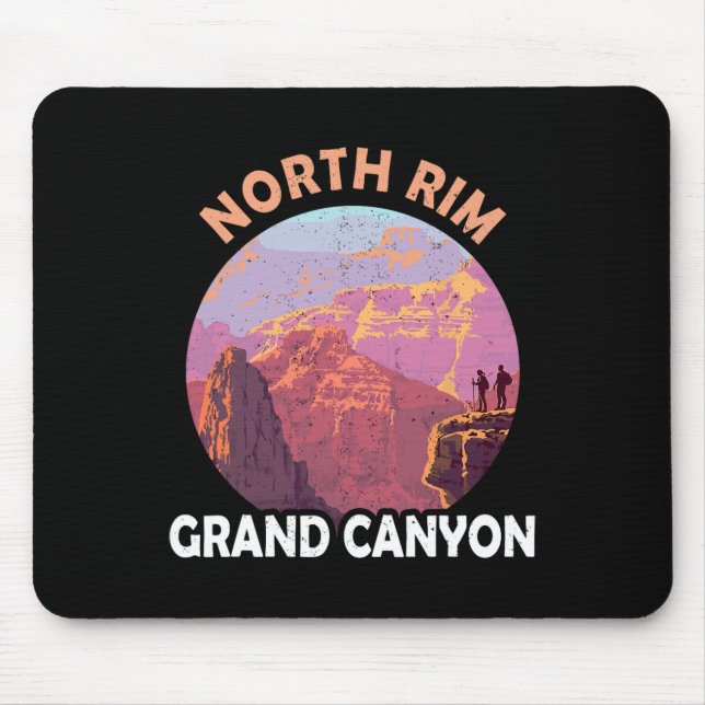 North Rim Grand Canyon I Hiked The Grand Canyon Ou Mousepad (Vorne)