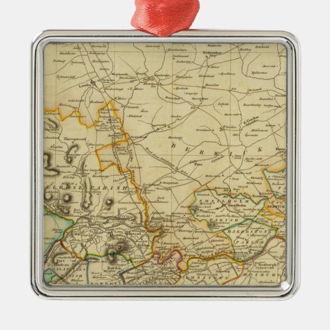 North Roxburgh Shire Silbernes Ornament (Vorne)