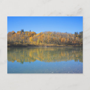 North Saskatchewan River - Herbst Postkarte