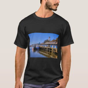 North Shields Fish Quay Reflexionen T-Shirt