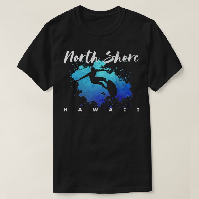 NORTH SHORE HAWAII Oahu Surfing Beach Vacation Tri T-Shirt (Design vorne)