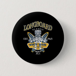 North Shore Hawaii Surfing Team Tee Longboard Klic Button