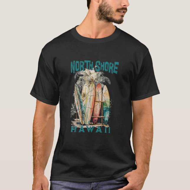 North Shore Hawaii T Shirt (Vorderseite)