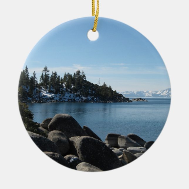 North Shore Lake Tahoe, Incline Village, Nevada Keramik Ornament (Vorne)