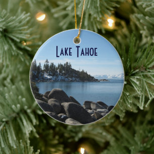 North Shore Lake Tahoe, Incline Village, Nevada Keramik Ornament