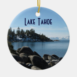 North Shore Lake Tahoe, Incline Village, Nevada Keramik Ornament