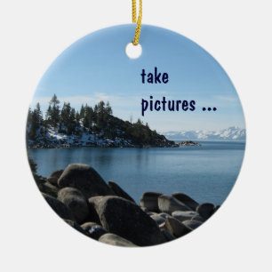 North Shore Lake Tahoe, Incline Village, Nevada Keramik Ornament