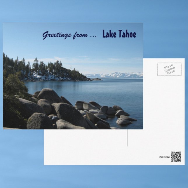 North Shore Lake Tahoe, Incline Village, Nevada Postkarte (Von Creator hochgeladen)