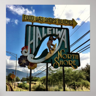 North Shore Oahu Hawaii Poster