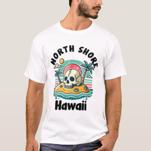 North Shore Oahu Hawaii Souvenir Surfen Hawaiianis T-Shirt